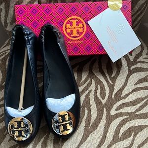 Tory Burch Minnie Travel Ballet w/ Metal Logo